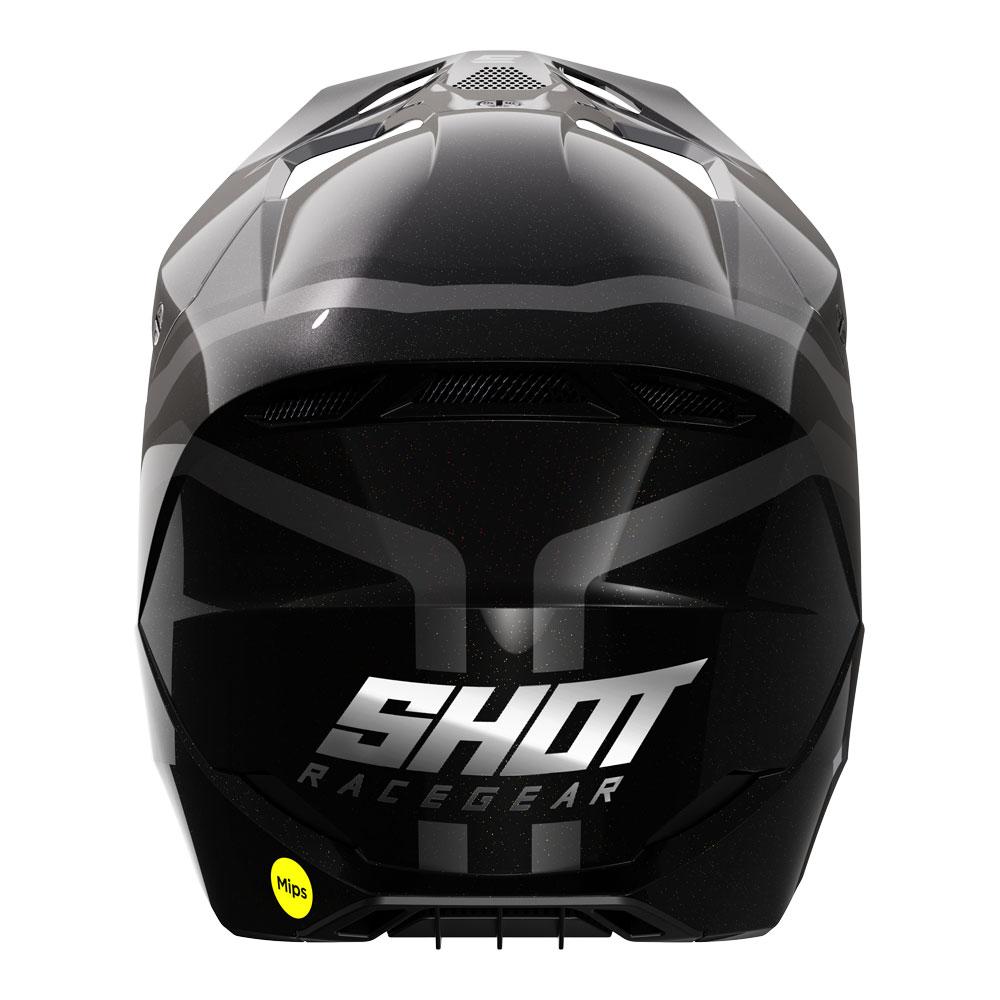 Shot Race Helmet Sky Grey Chrome