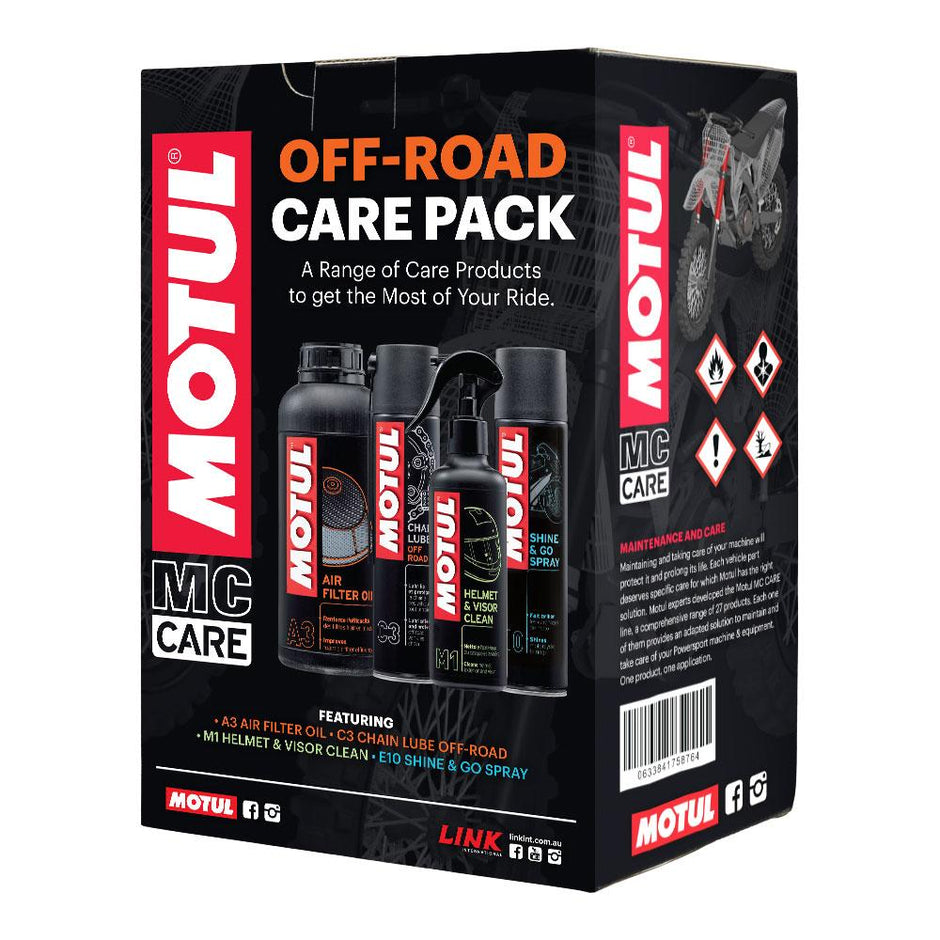Motul MC Care Off Road Pack contents