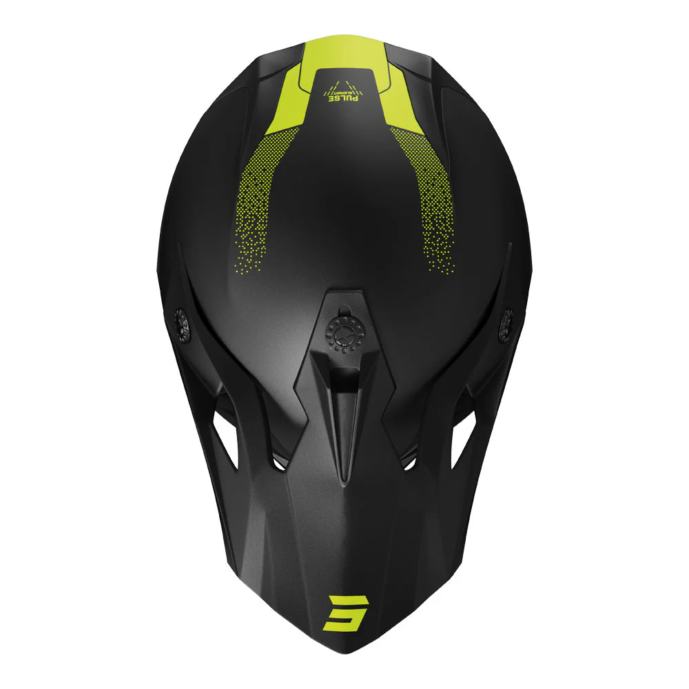 SHOT, PULSE ELEMENT HELMET NEON YELLOW MATT
