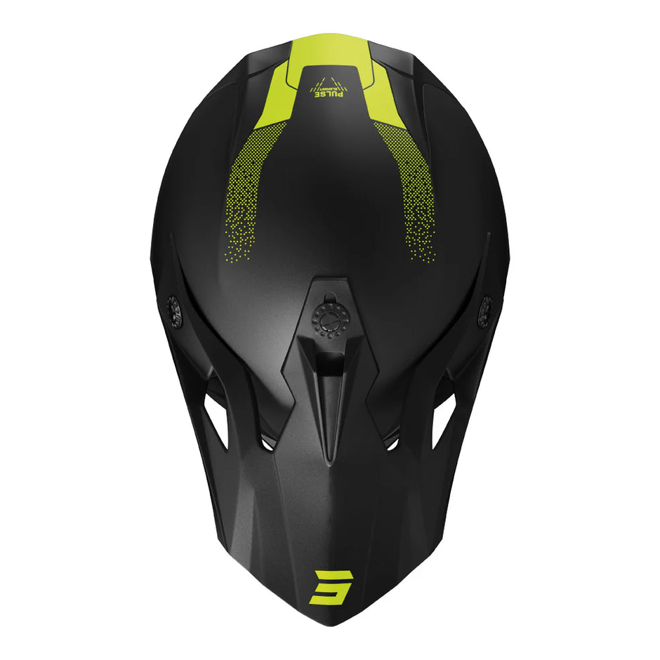 SHOT, PULSE ELEMENT HELMET NEON YELLOW MATT