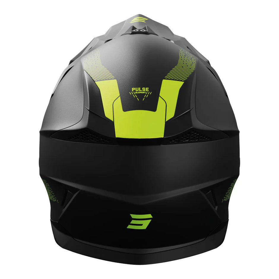 SHOT, PULSE ELEMENT HELMET NEON YELLOW MATT