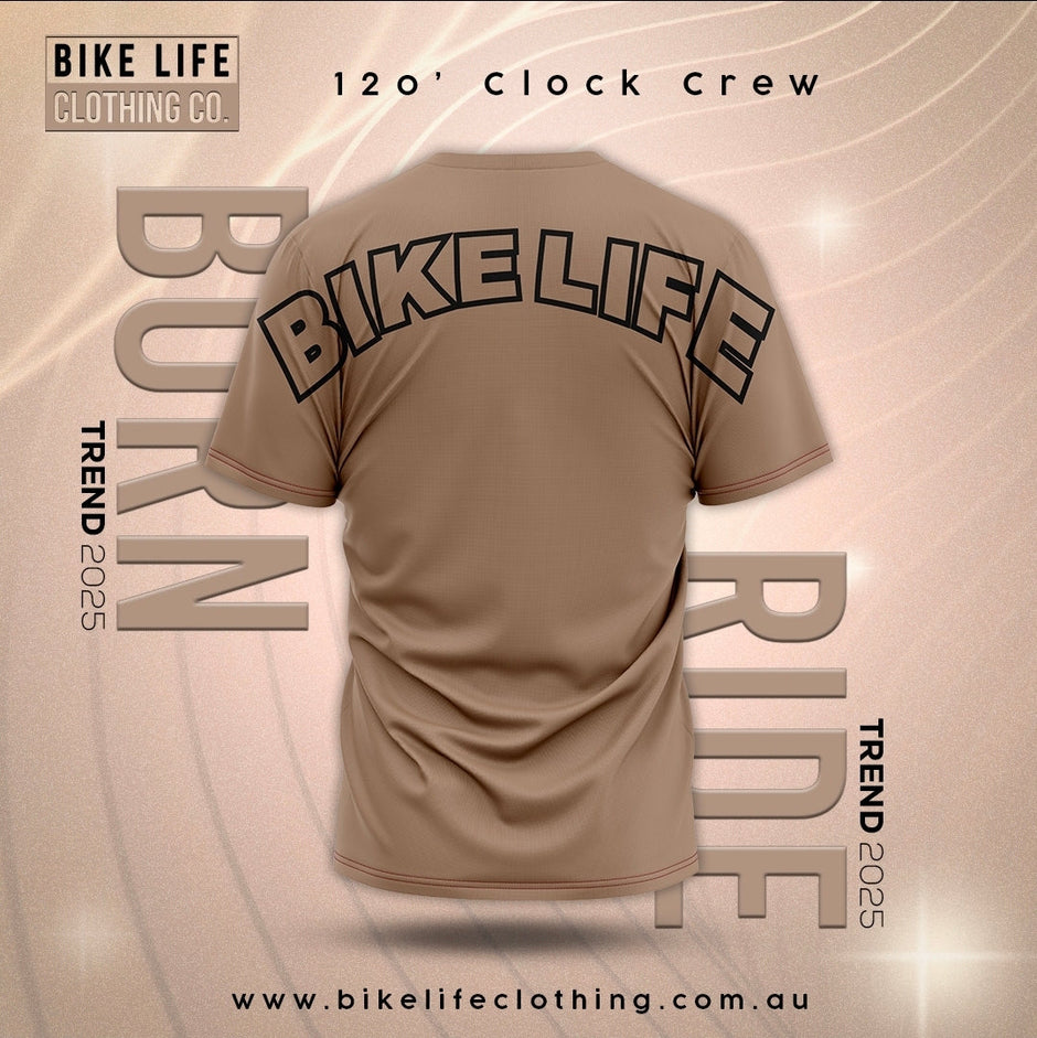 Bike Life Mocha T-Shirt back
