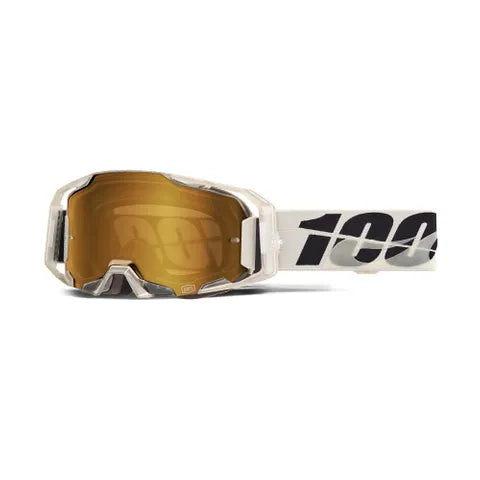 100% ARMATIC Goggle Pitch - Mirror True Gold Lens